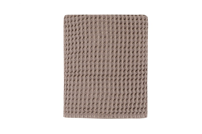 Mijölnir Toalla de Manos Modal Waffle Marrón 50% Modal 50% Algodón 250 gr/m² 50x90 cm